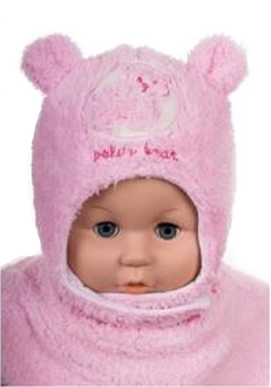 Čiapka Z-Cz057 viazanie Bobík pink ružová 38 40 42 44 46