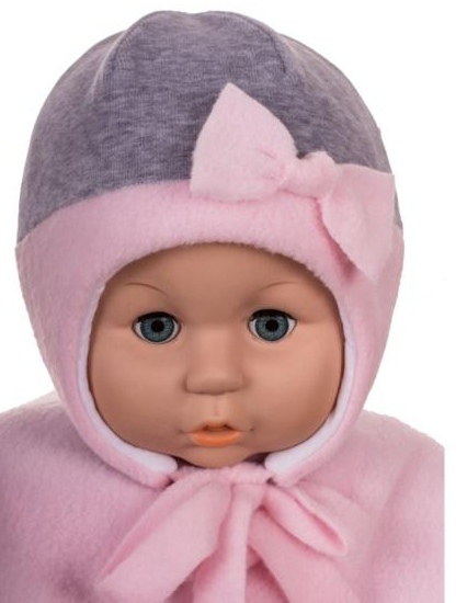 Čiapka Z-Cz046 viazanie Dana pink ružová 36 38 40 42 44 46