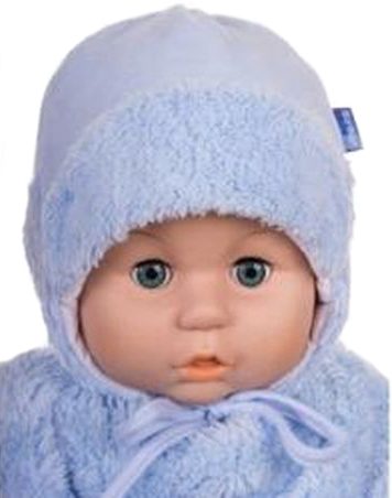 Čiapka Z-Cz043 viazanie Macko blue modrá 36 38 40 42 44 46