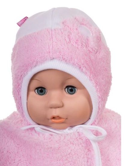 Čiapka Z-Cz029 viazanie Barbie pink ružová 36 38 40 42 46