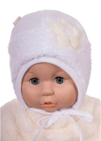 Čiapka Z-Cz029 viazanie Barbie white biela 36 38 40 42 46