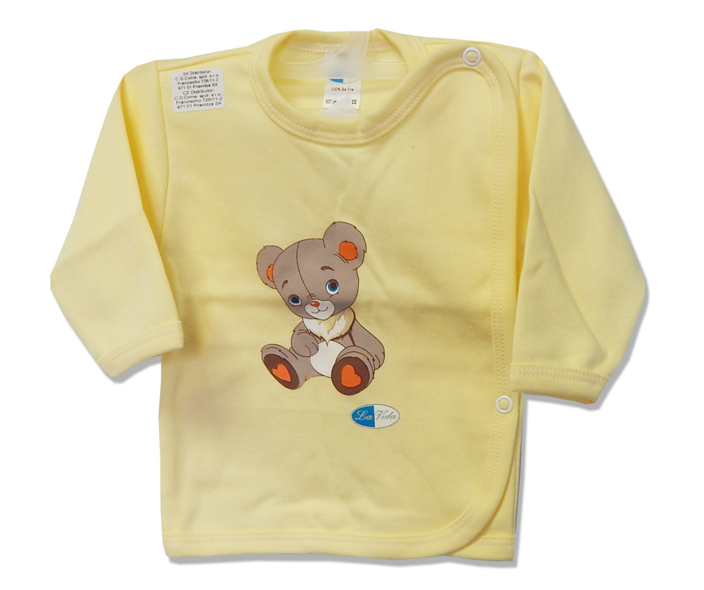 Košielka HX potlač yellow žltá 74