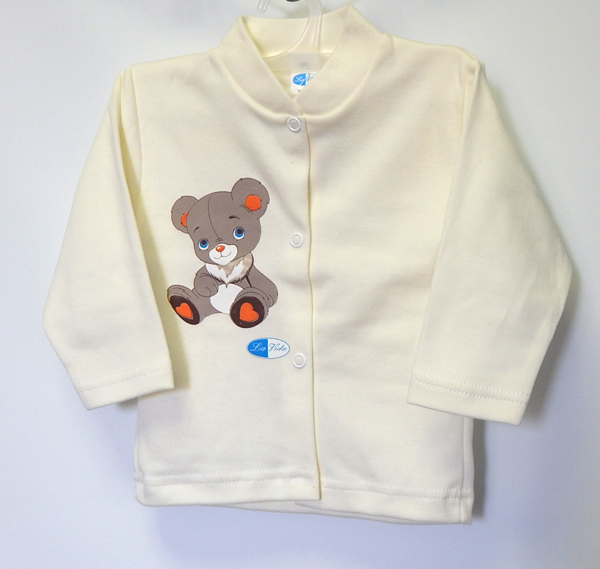 Kabátik HX potlač beige béžová 62