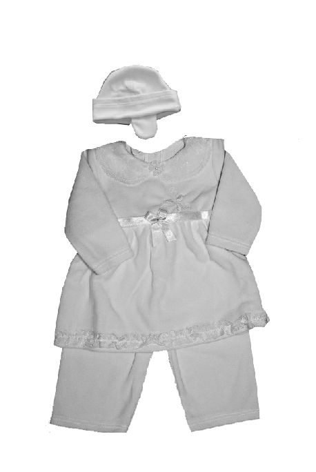 Komplet 3 dielny art CH 040 white 56 62 68 74 80 86 92