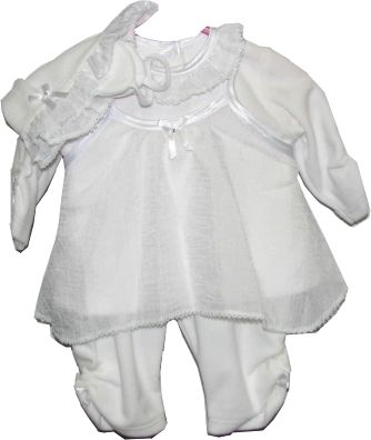 Komplet 4 dielny RB 817 white 56 62 68 74