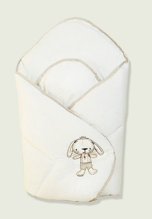 Zavinovačka hladká 80x80 Priatelia ecru béžová bez výstuže