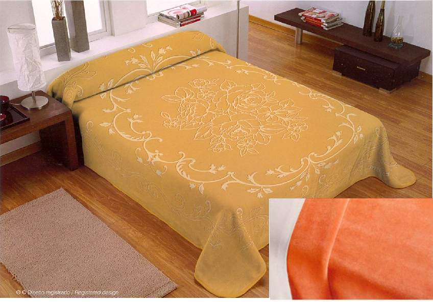 5148 220x240 53 orange terakotová deka