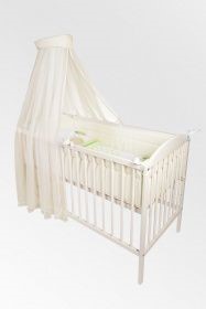 Baldachýn 450x150 záclonovina white biela