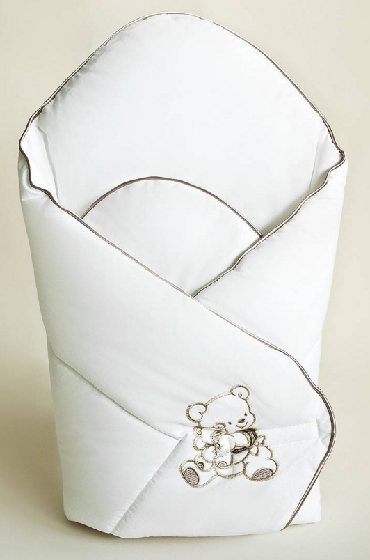 Zavinovačka hladká 80x80 Macko labky ecru béžová bez výstuže