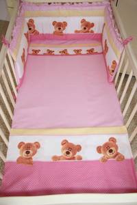 PS 1+1 90x130 40x60 BA potlač pink ružová K macko plyšový