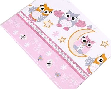 Ochranné hniezdo 160x30 BA potlač pink ružova Sova