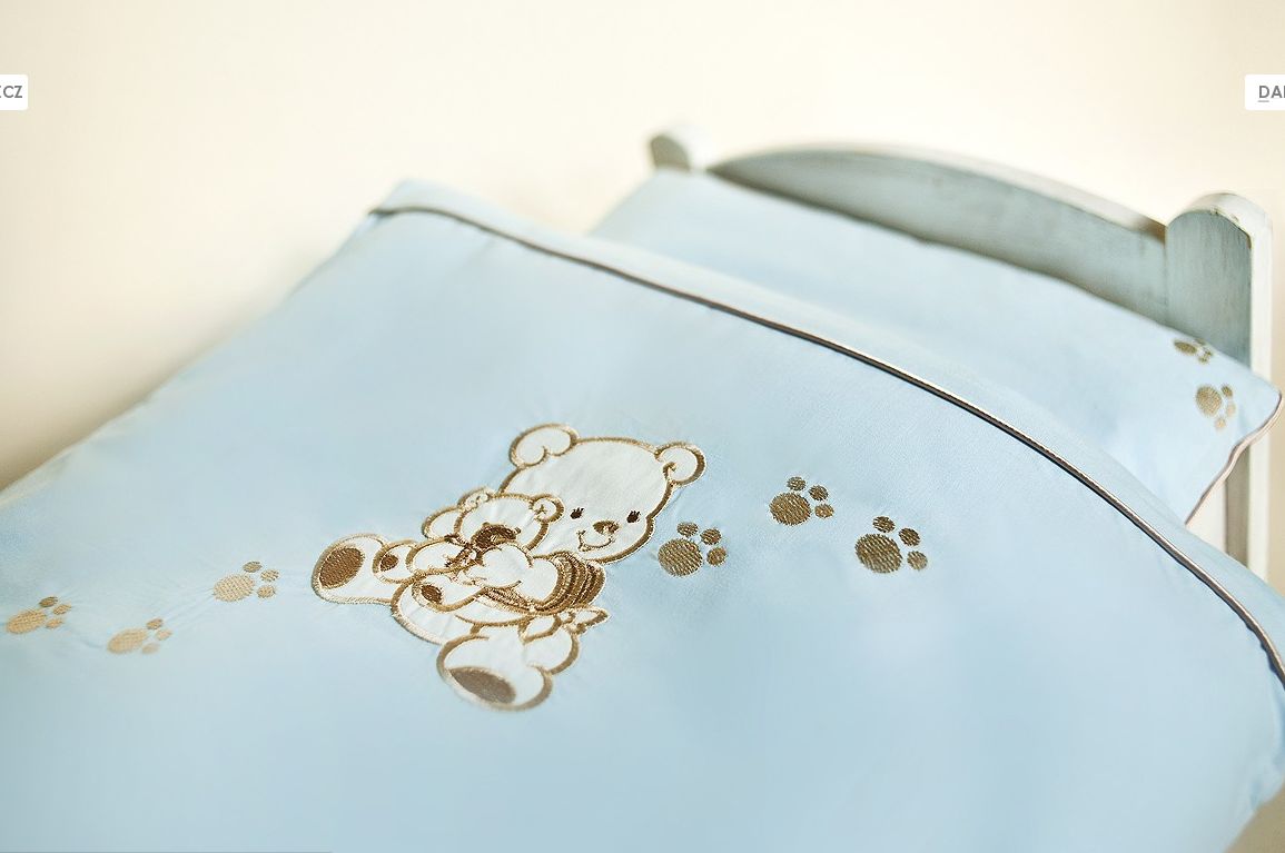 KS 7D 60x90 40x35 260x25 Výš. blue modrá K macko labky