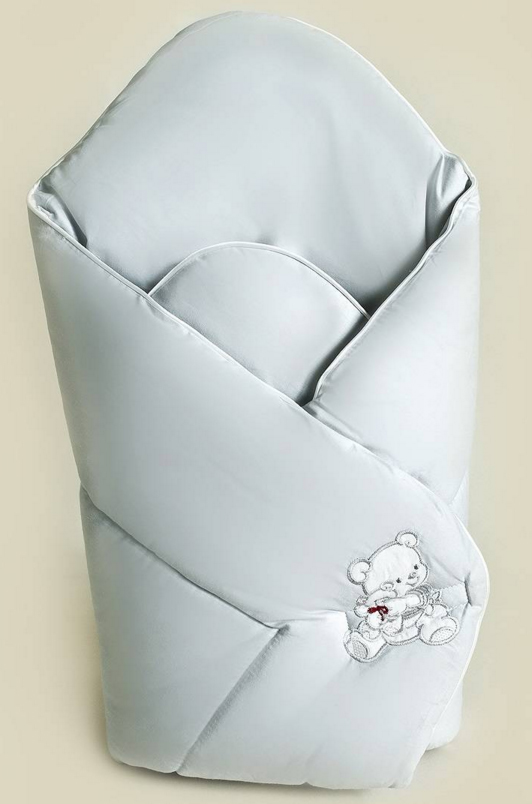 Zavinovačka hladká 80x80 Macko labky grey šedá bez výstuže