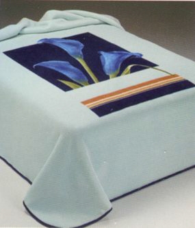 202 160x220 blue modrá deka