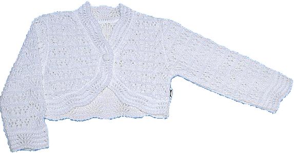 Bolerko JN B03 pink ružová ažur 86