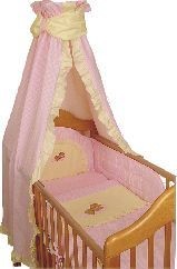 Baldachýn 200x150 bavlna pink ružová nebesa bez potlače