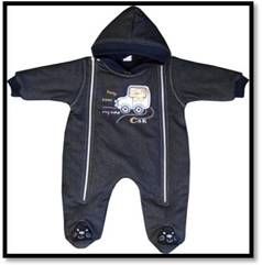 Overal zimný MG thermo blue modrá Jeans 68