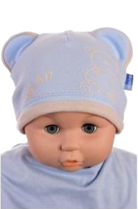 Čiapka Cr-Cz032 Bear blue modrá 34 36 38 40 42