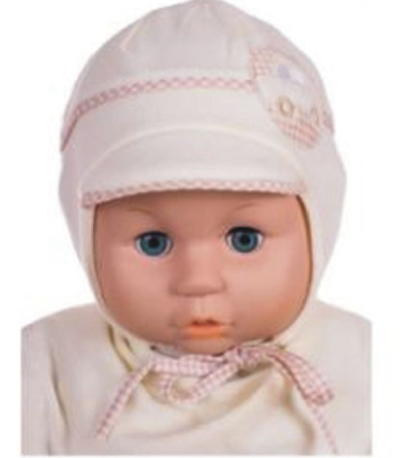 Čiapka WJ-Cz115 viazanie Auto ivory maslová 36 38 40 42 44