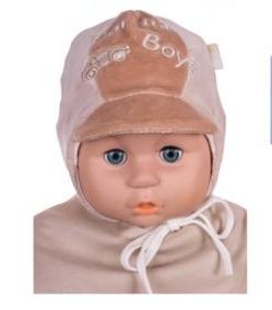 Čiapka WJ-Cz069 viazanie Car f Boys walnut hnedá 36 38 40 42 44