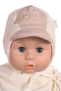 Čiapka WJ-Cz069 viazanie Car f Boys ivory maslová 36 38 40 42 44