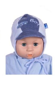 Čiapka WJ-Cz069 viazanie Car f Boys modrá blue 36 38 40 42 44