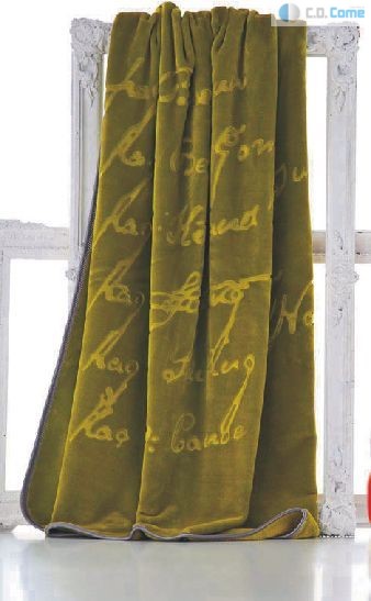 9640 poesía 220x240 37 green zelená deka