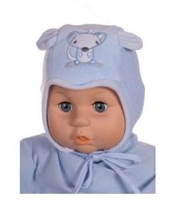 Čiapka WJ-Cz129 viazanie Myška blue modrá 36 38 40 42