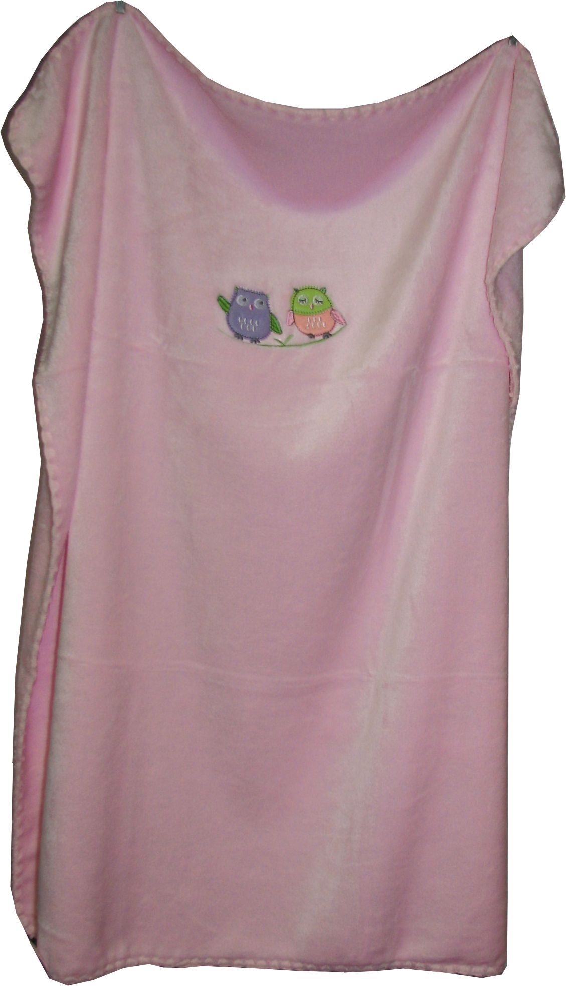 612 80x90 velur pink ružová deka výšivka 623