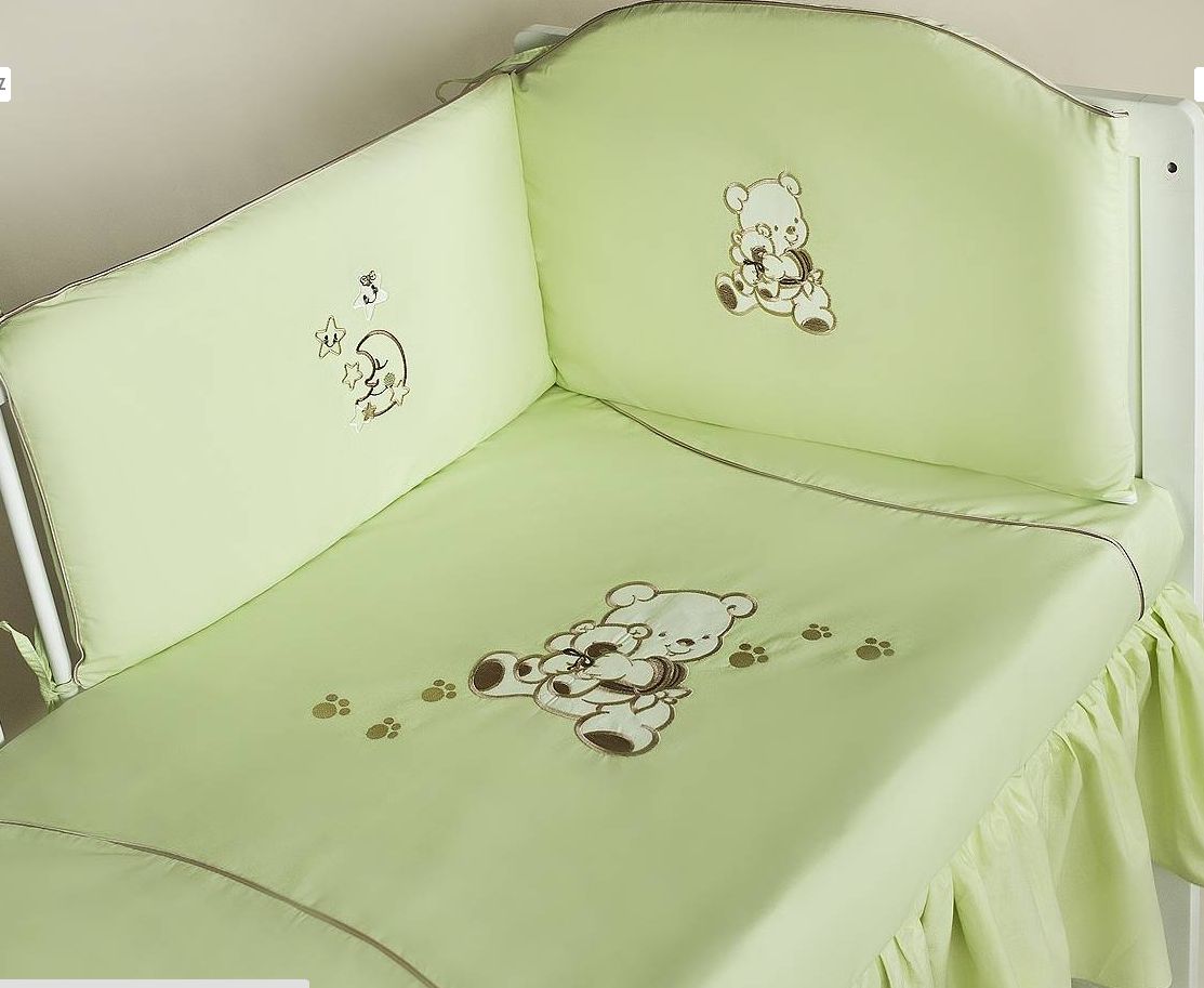 PS 1+1 100x135 40x60 Výš. green zelená K macko s labkami