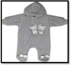 Overal zimný MG thermo grey šedá myška 74