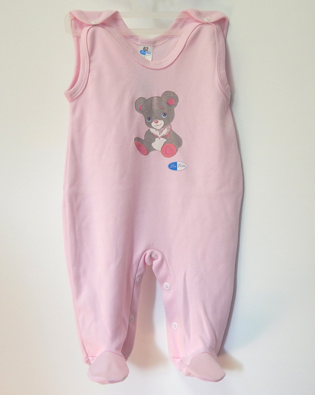 Dupačky bavlna sieťotlač pink ružová 74