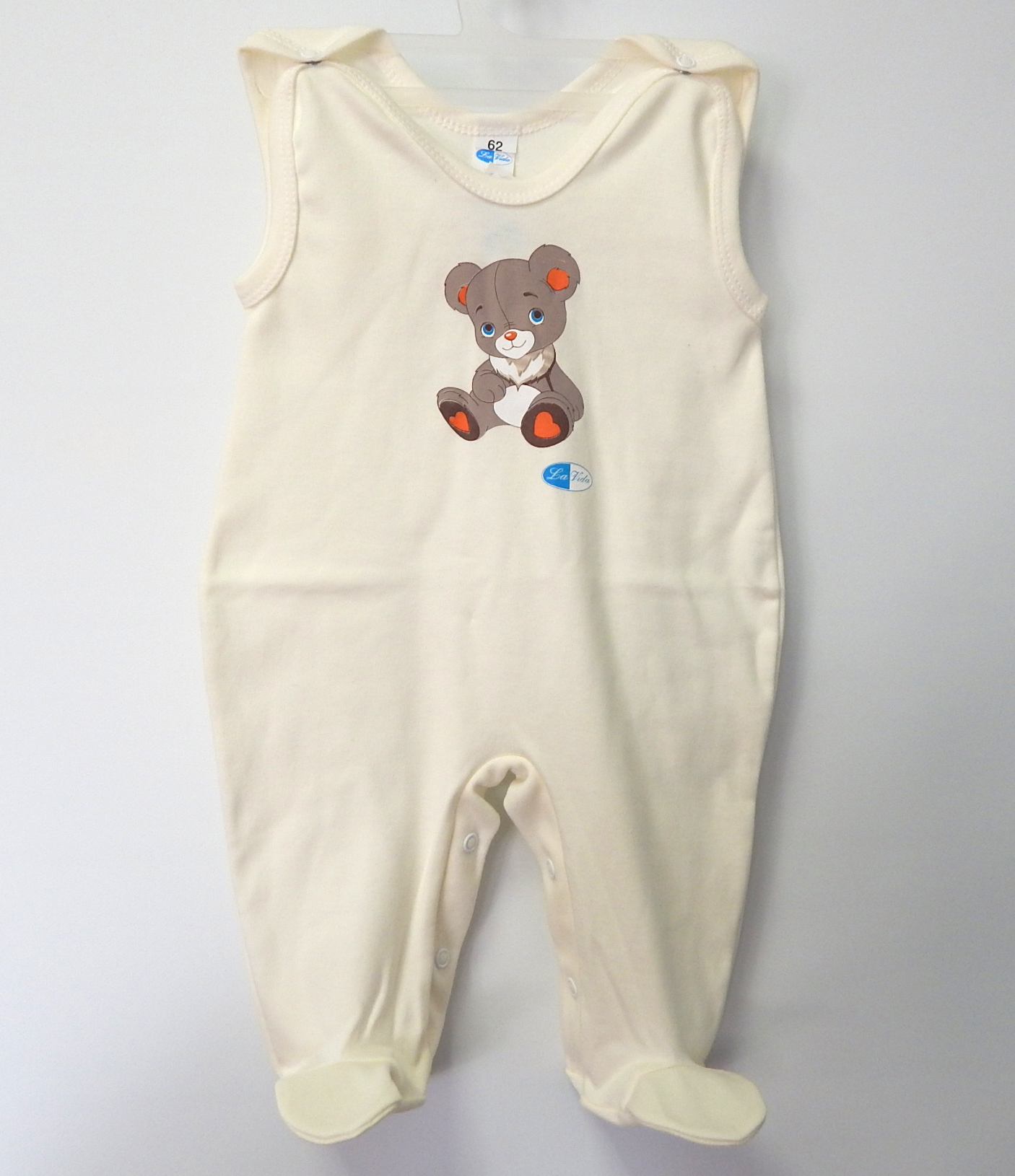 Dupačky bavlna sieťotlač beige béžová 86