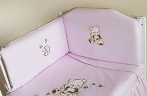 Ochranné hniezdo 180x40 Výš. pink ružová k macko labky