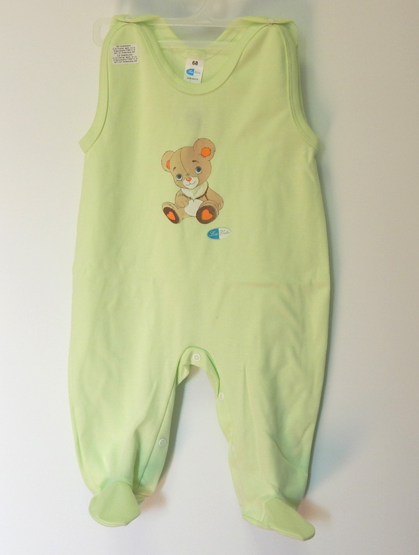 Dupačky bavlna sieťotlač green  zelená  62