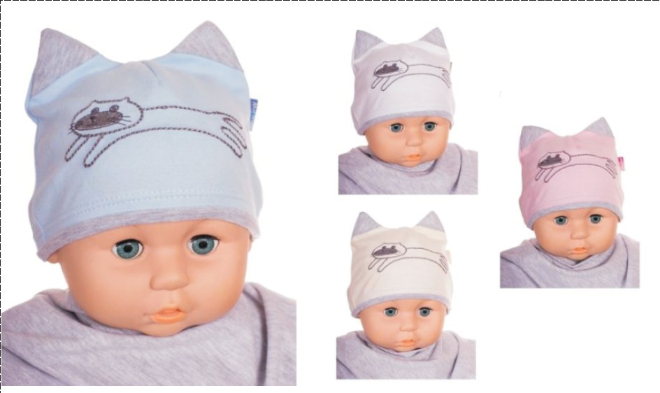 Čiapka Cr-Cz061 Kot mix farieb 34 36 38 40 42