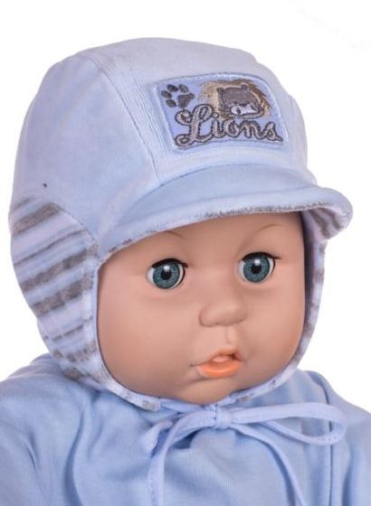 Čiapka WJ-Cz127 viazanie Klimo blue modrá 36 38 40 42 44