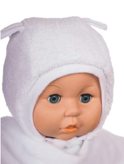 Čiapka Z-Cz034 viazanie Kulička white biela 36 38 40 42 44 46