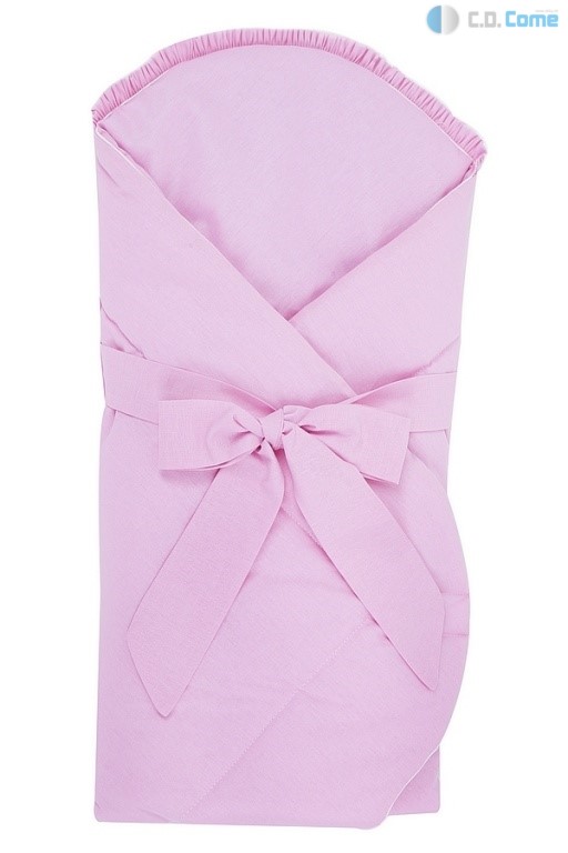 Zavinovačka kokos 75x80 šnúrky pink ružová volánik bodky