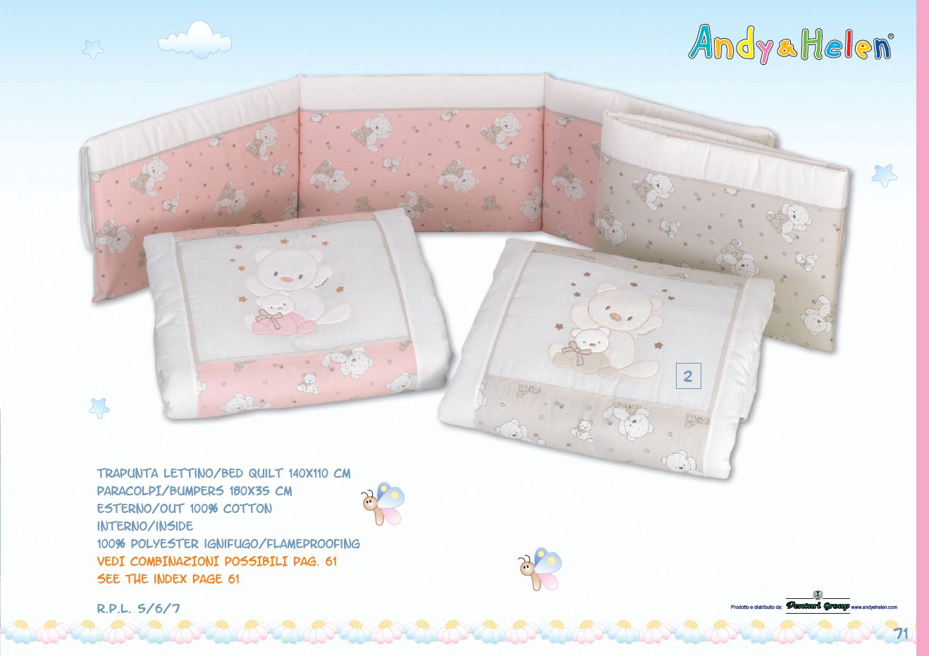 6/30S 2D R69 100x135 40x60 PS pink ružová medvedíci