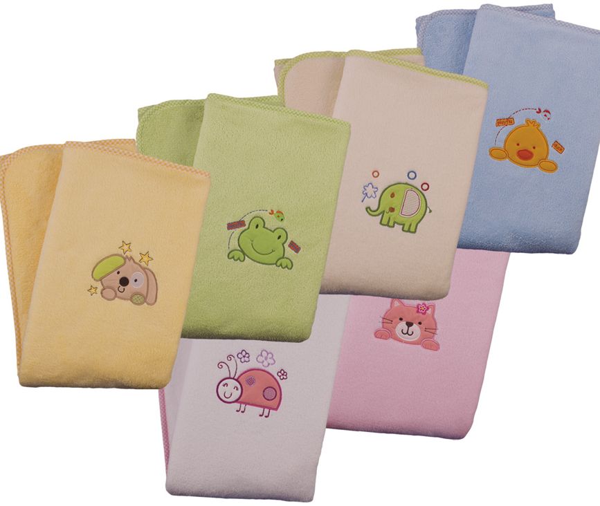 591 80x90 mikroplyš beige béžová deka výšivka