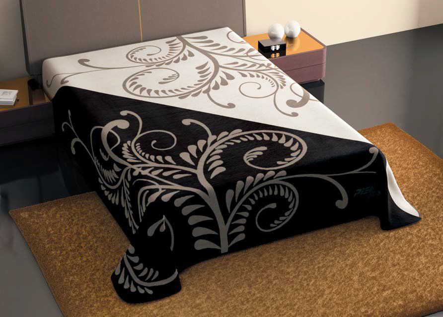 5183 160x220 99 black čierna deka