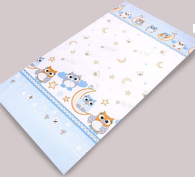 PS 4D 100x135 40x60 180x30 BA potlač blue modrá K sova