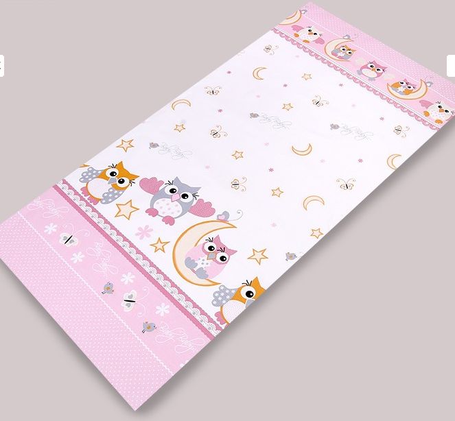 PS 5D 90x130 40x60 180x30 BA potlač pink ružová K sova