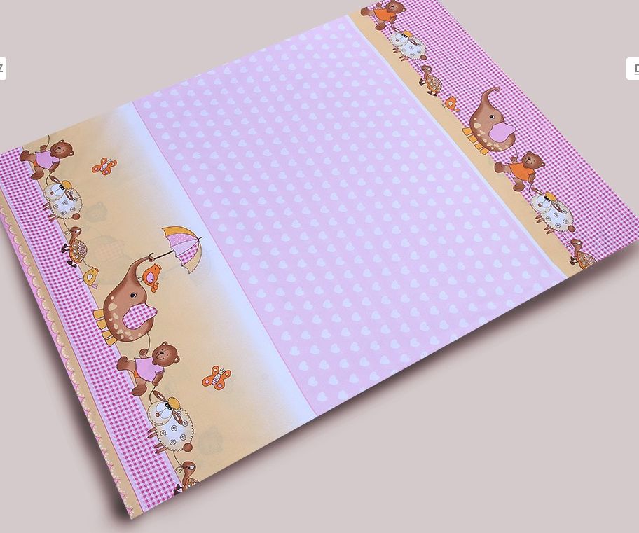 PS 1+1 100x135 40x60 BA potlač pink ružová K slonik