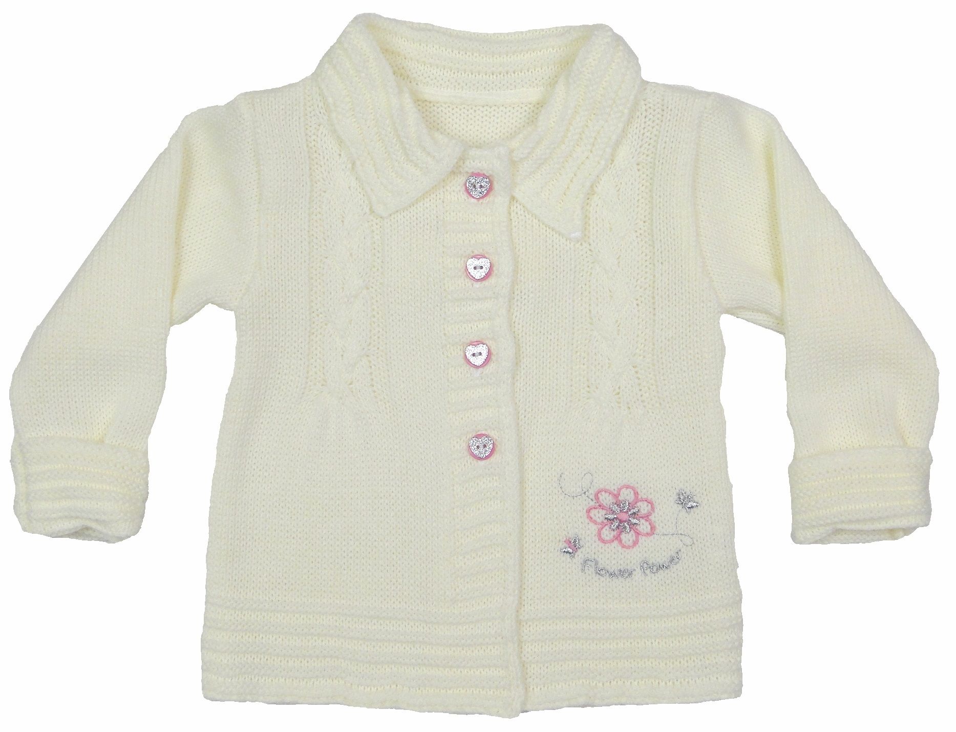 Svetrík JM 292 ivory maslová s golierikom + šál  92