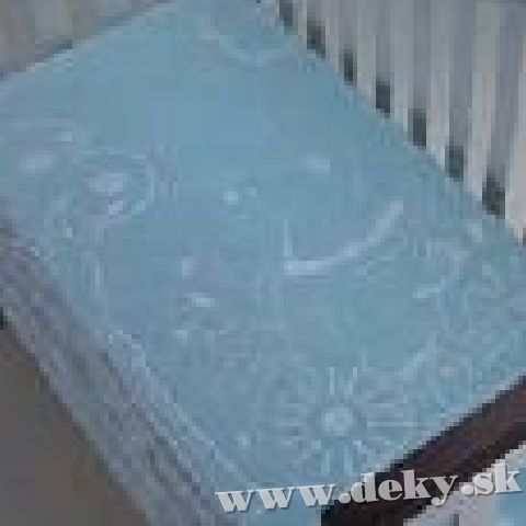 550 Colour Kids 80x110 05 blue modrá deka
