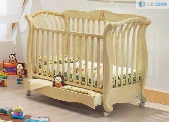 Martina baby bed postieľka antique ivory patina béžová