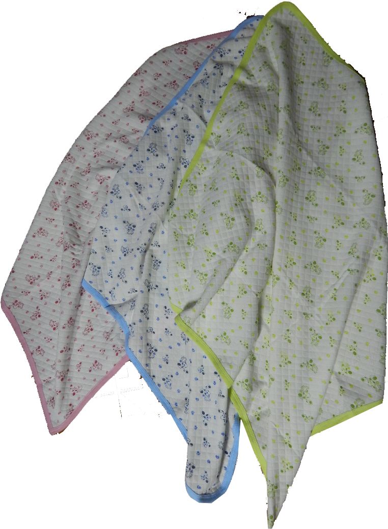 Plienková prikrývka 85x85 mix farieb