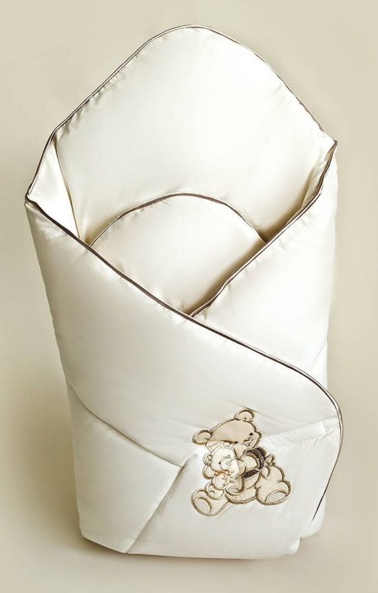 Zavinovačka hladká 80x80 Macko labky beige béžová bez výstuže